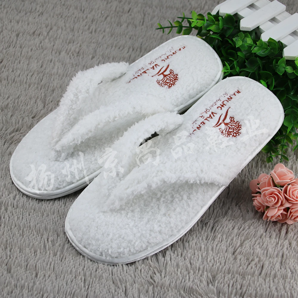 Disposable slippers for pedicure flip flops hotel  guest slippers