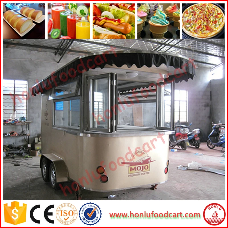 Factory Wholesale food carts used shaved ice trailer food truck with CE