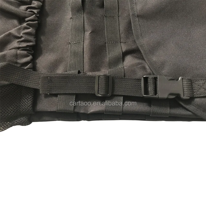 Cartaoo Multi-Pockets Backpack Cargo Bags Spare Tire Tool Storage Organizers For Jeep Wrangler JK