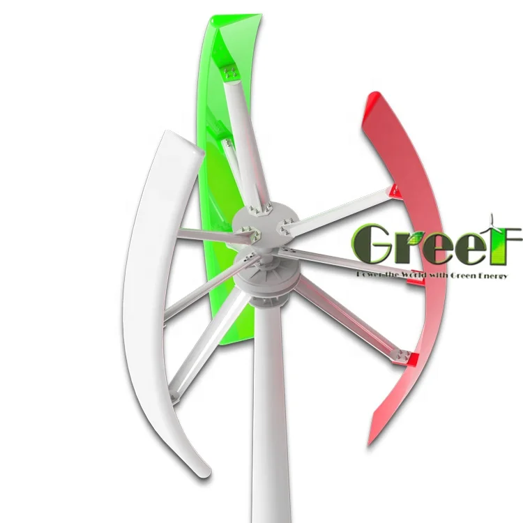 
New Arrived!low start wind speed Household 3kw vertical axis wind turbine 
