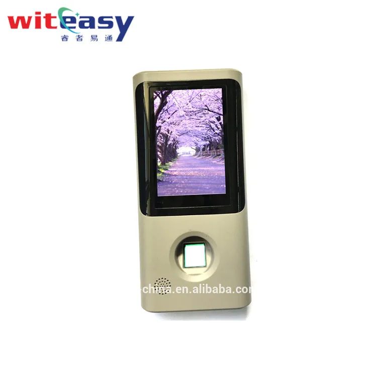 
BS and TCP/IP Fingerprint time attendance machine with 4 inch capacitive touch screen 