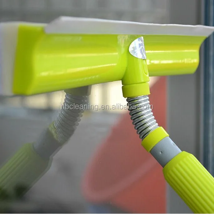 professional window cleaning tools, flexible handle window  squeegee with rubber blade
