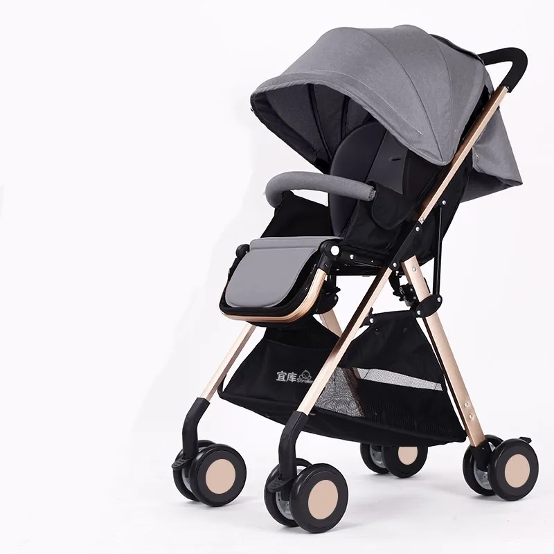 high landscape mother baby stroller foldable baby carriage