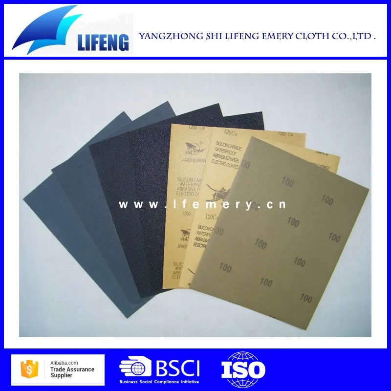 Good Sealed glass sandpaper for medical use