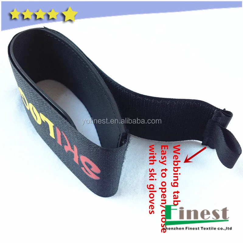 Wholesale Ski Race Durable hook and loop Rubber Ski ties