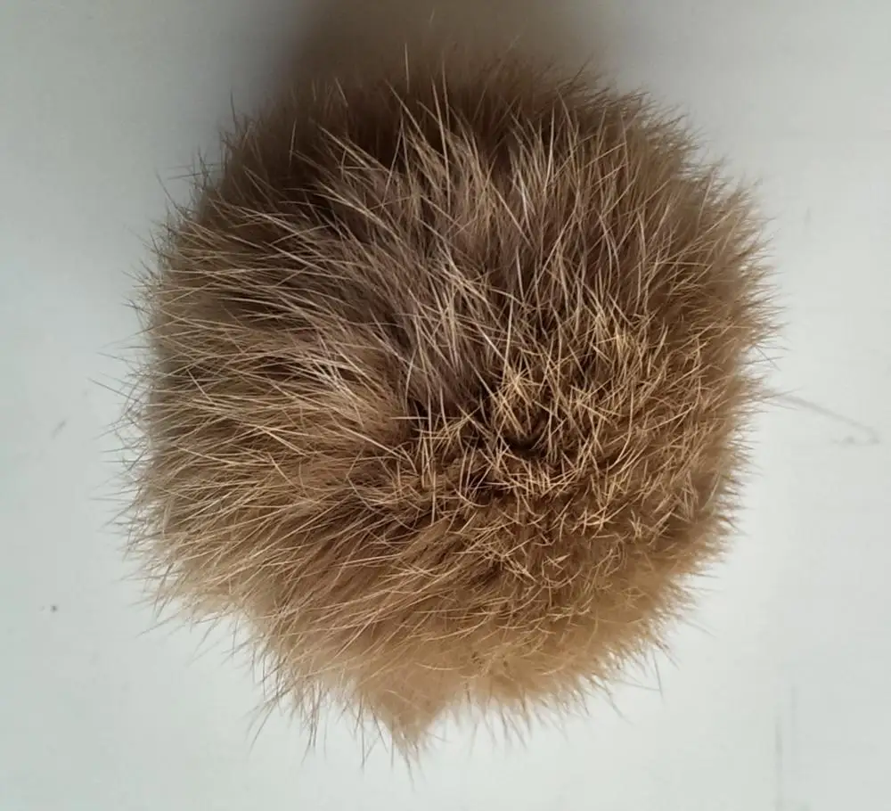 Real Rabbit Fur Pom Poms, Fur Pompon, Fur Ball