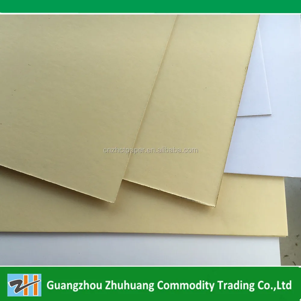 Egg shell color laminated paper board 1.30mm
