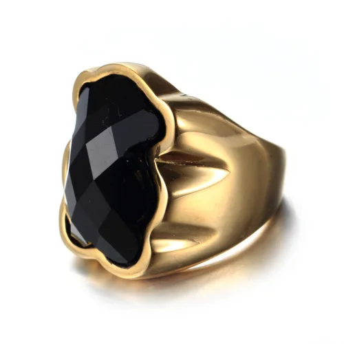 Europe and the United States stainless steel rings, ladies jewelry wholesale Fashion teddy bear rings JS037