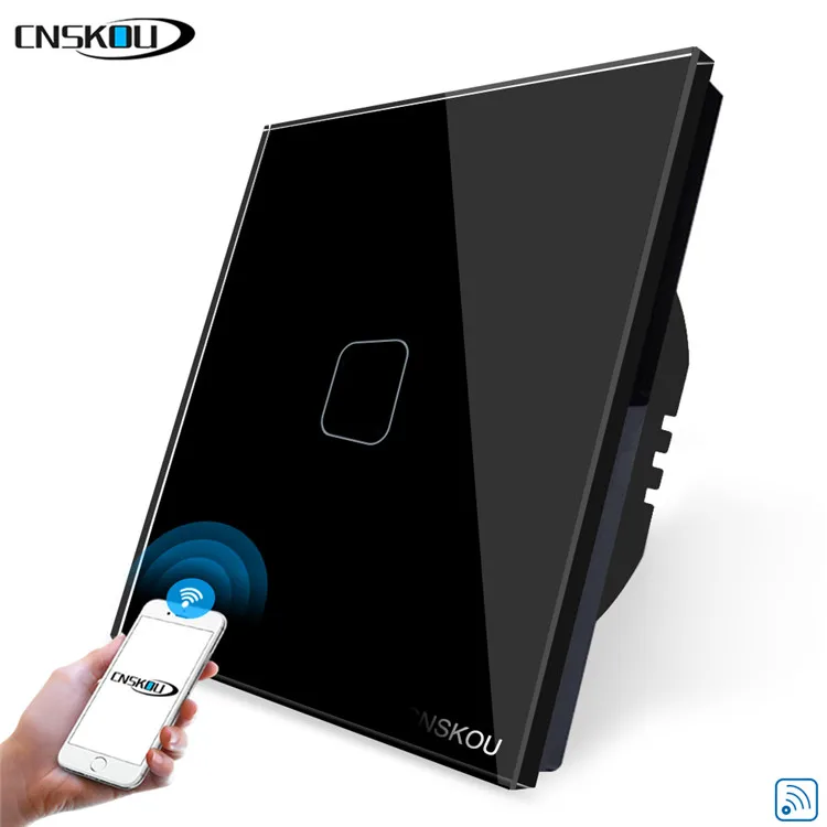 Cnskou EU Standard 16A 1Gang 220v 86*86 Intelligent Timer Wifi Wall Switch