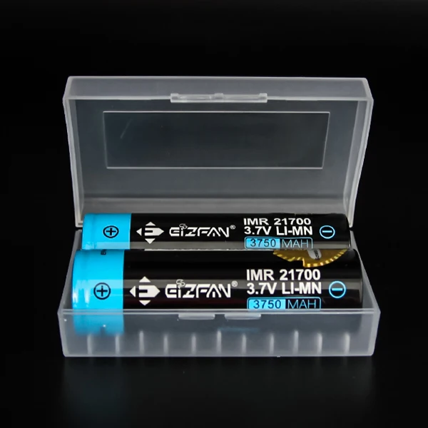 Wholesale unique style Efan colorful plastic battery case for 20700 21700 batteries