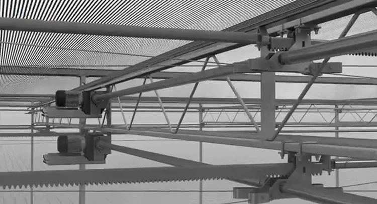 Greenhouse Kits Reducer Gear Motor For Ventilation and Shading Curtain