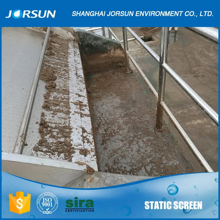 Статический сито для пищевой промышленности очистки сточных вод завод