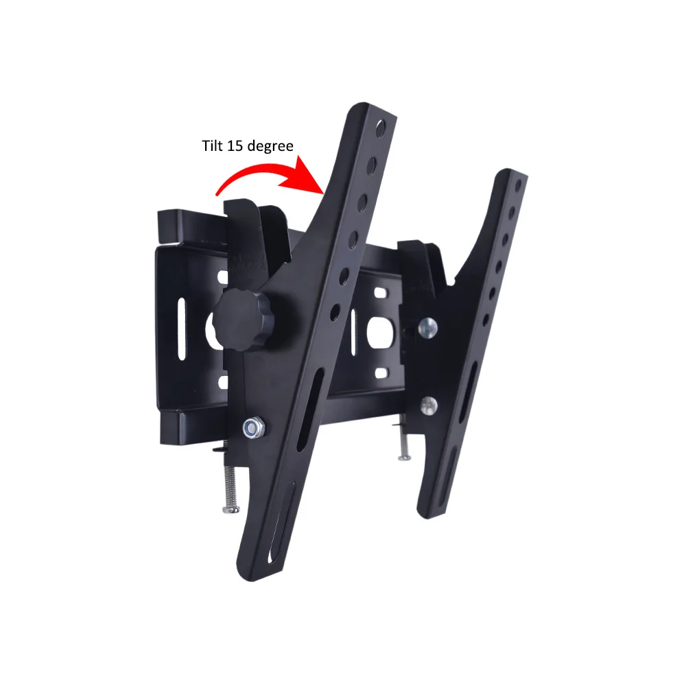 
Family furniture video wall mount height adjustable 15 degrees tilt lcd plasma tv wall mount for 14 to 32 inches screens 