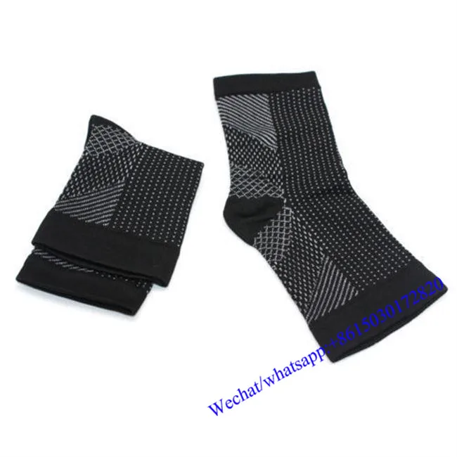 Heel Ankle Arch Support Plantar Fasciitis Compression Socks for Men Women