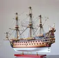 Child puzzle toys Wooden Ship Models Kits 1 90 3d DIY Cut Model Diy Train Hobby