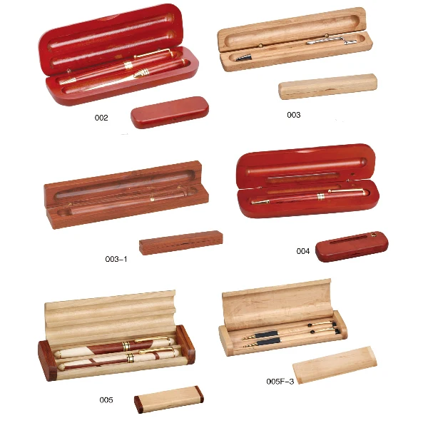 Recycle gift wooden pen packing box for fountain pens