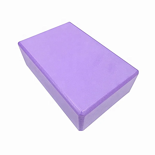 Yoga Block Producer Single Color EVA Foam Yoga Pilates Block For Fitness