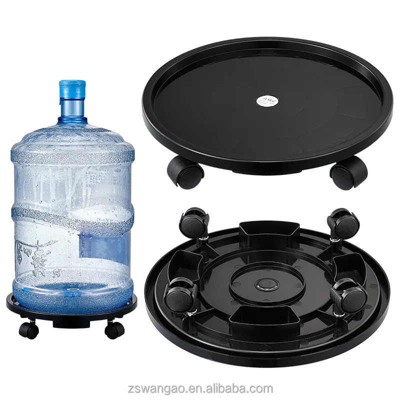 
MND Brand Four Wheel Moveable Pallet Tray for 5 Gallon Bottle Water 