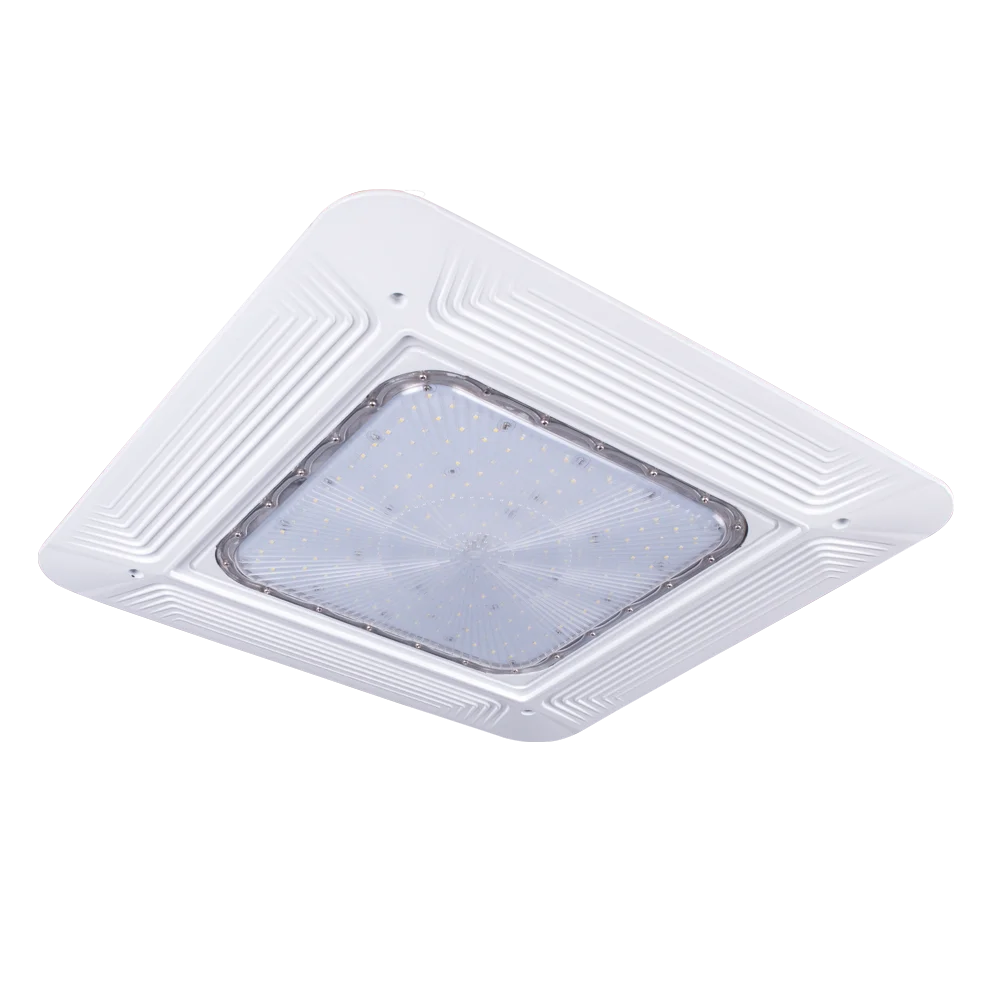 dlc listed led light retrofit fixture bulb 240w square housing led canopy light