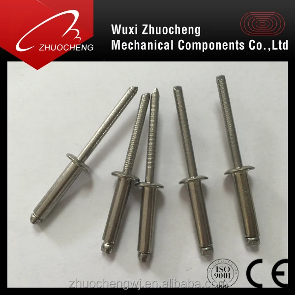 DIN7337 China rivet manufacturer copper domed head pop rivets