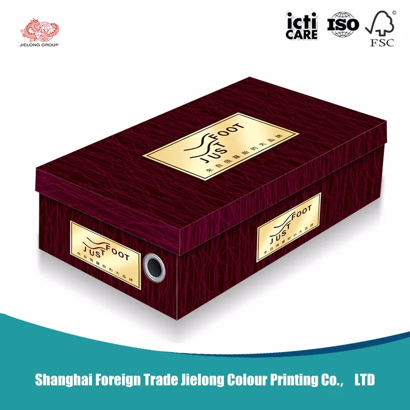 Фантазии гофрированного картона итальянской обувной коробке