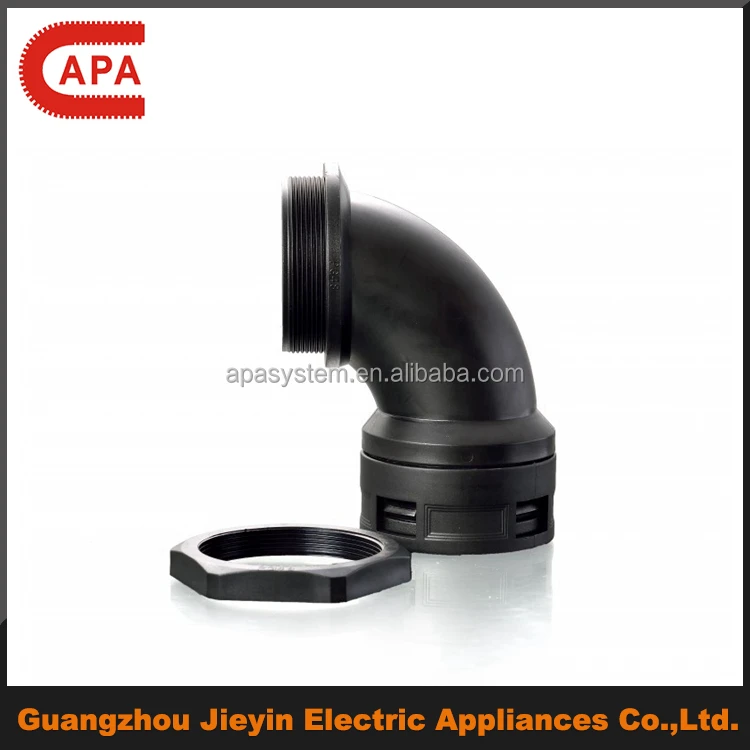 90 угол угол PA6 пластиковый разъем для электрического шланга