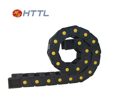 Nylon reinforced tank chain engineering plastic towing chain machine tool cable towing chain
