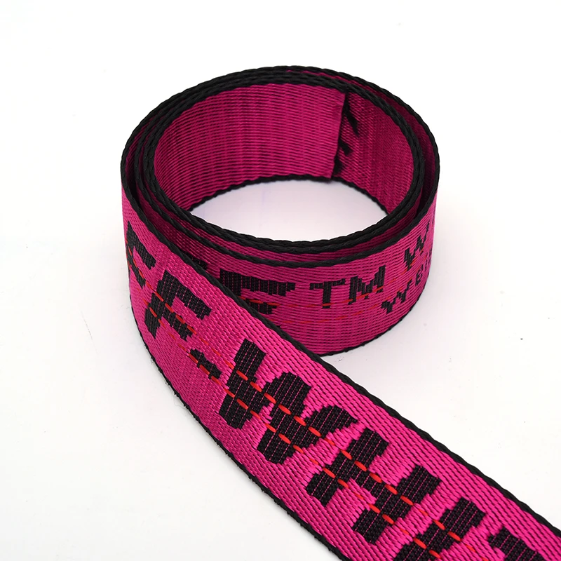 Высококачественная плотная лента, жаккардовая плетеная нейлоновая тесьма