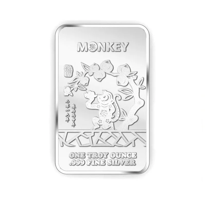 china suppliers new year personalised novelty commemorative double die zinc alloy metal gold clad metal ingot