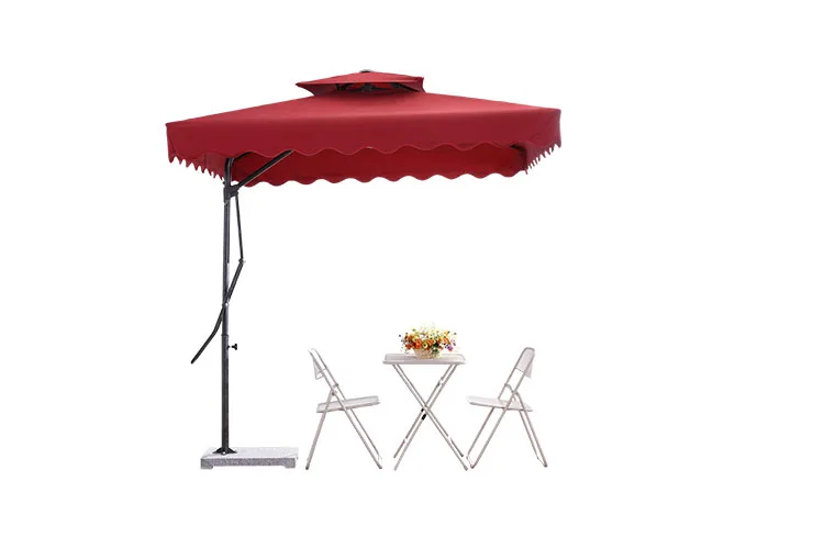 Cheap Price Wholesale Patio Coffee Shop Used Iron Wrench Umbrella