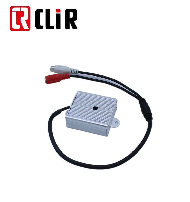 High Sensitive Sound Audio Monitor Security System Metal case CCTV Microphone