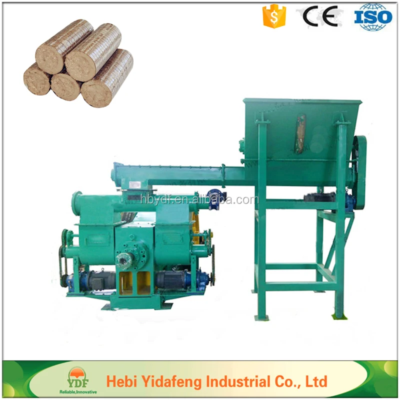 Piston stamping Briquette EFB Straw biomass fuel Making Machine