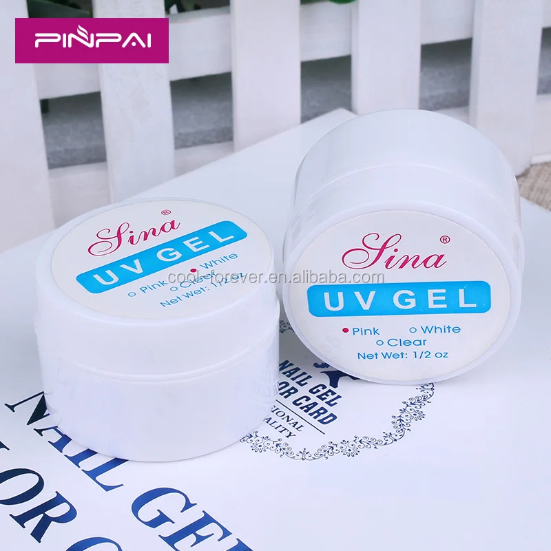 Clear White Pink 15g Nail Primer Base Top Coat Decor