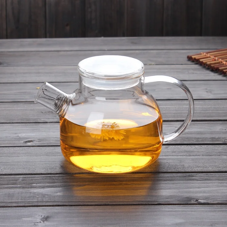 Custom Glass Teakettles Stovetop Safe glass teapot borosilicate glass teapot and kettle