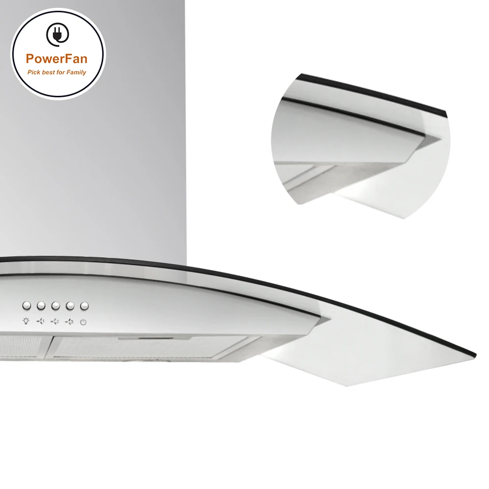 
Good Price 127/220V 180W Stainless Steel Wall Mounted Kitchen Used Range Hoods 