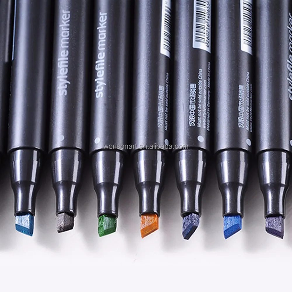 Dual Tip Art Markers,Permanent Marker Pens Perfect for Illustration Adult Coloring Sketching and Card Making