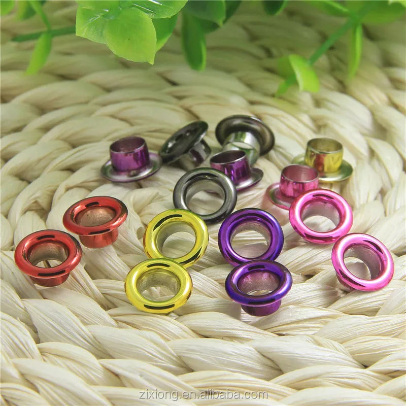 Hot selling colorful metal grommets