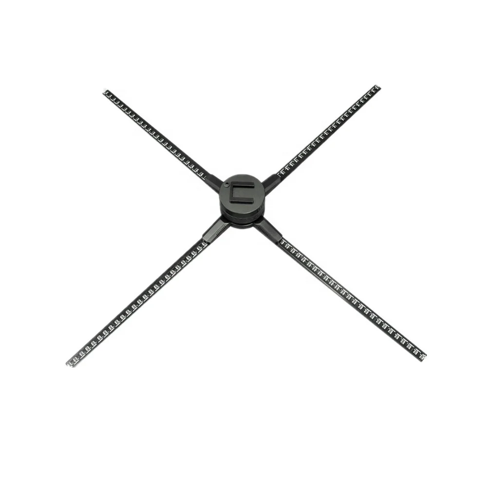 42cm 65cm q100cm Fashion hologram advertising Display Fan Rotation Projection Display 3D LED holographic fan