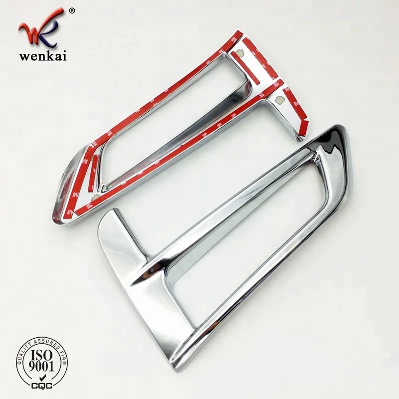 Front Fog Light Lamp Cover Garnish ABS Chrome Car Accessories For Nissan Serena C27 2016-2018