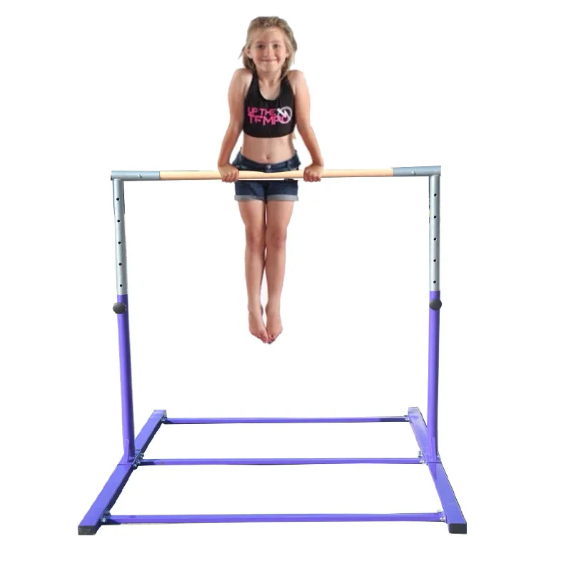 
Hot Sale Mini Gymnastics Adjustable Steel Kip Bar Kids Training Horizontal Bar 