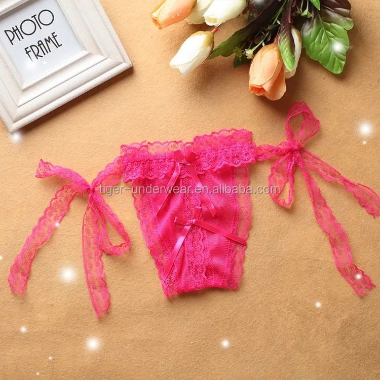 open crotch women sexy g string lace thong