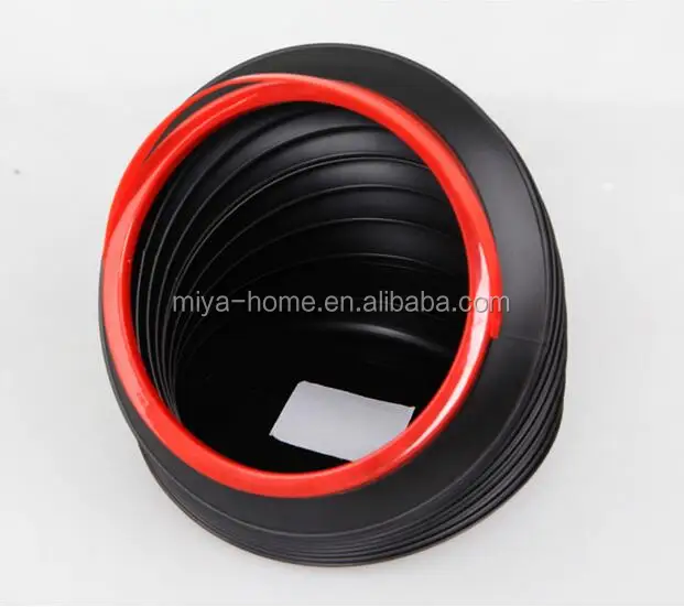 Portable 4L Folding Water Bucket Plastic Container / Folding Fishing Water Pail Storage Box Trash / Collapsible Car Bucket