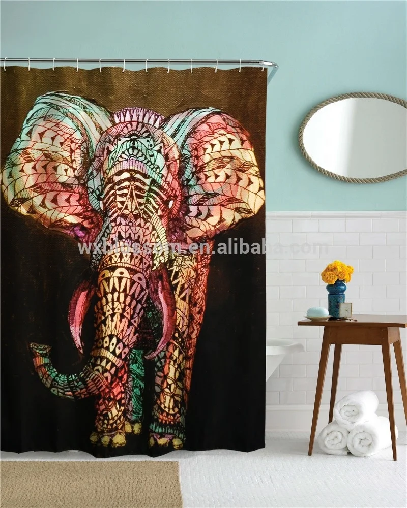Fantastic excellent design photo print unusual shower curtains