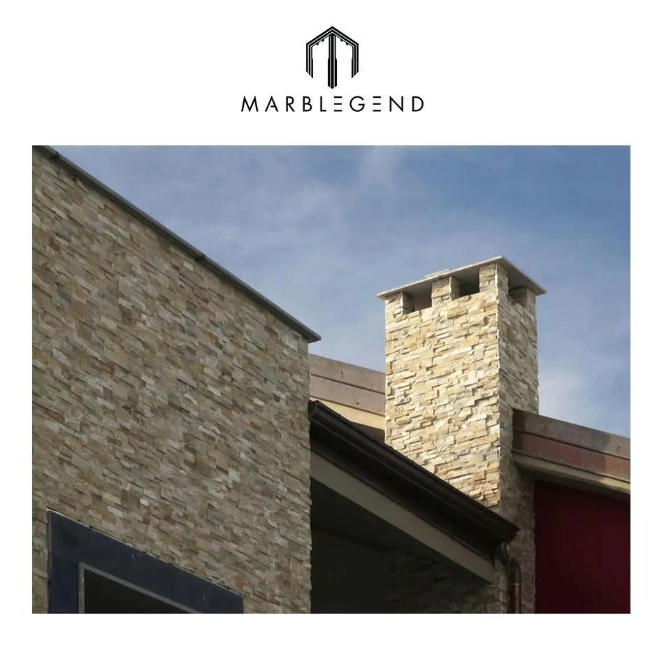 Cheap price natural slate wall tile stone veneer for exterior
