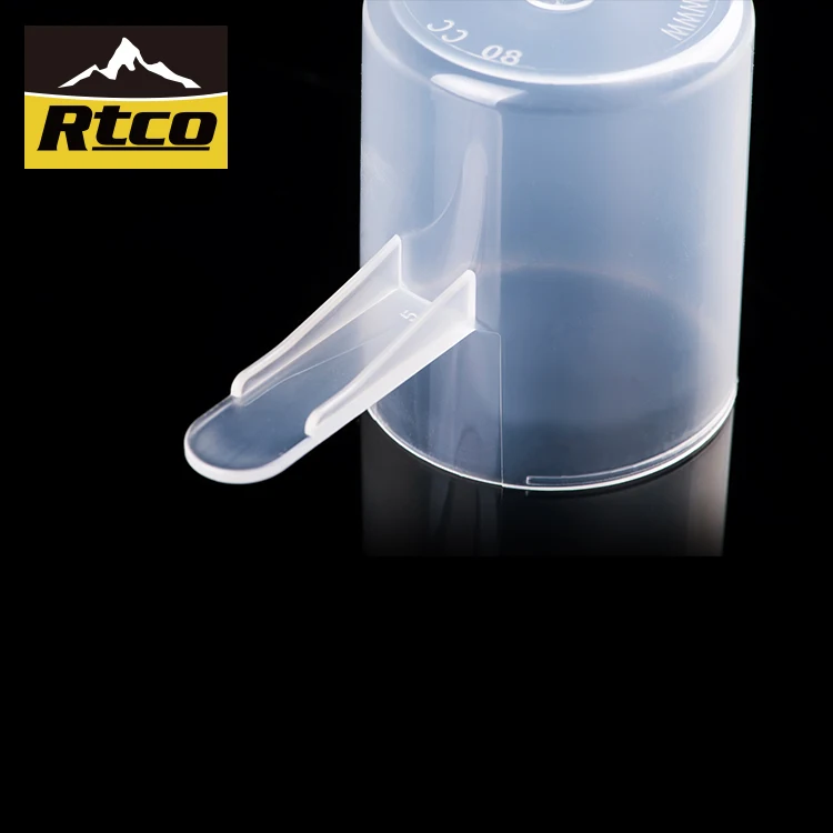 Rtco без добавления бисфенола А измерения красочные мороженое пластиковых литых ложек пластиковая суповая ложка