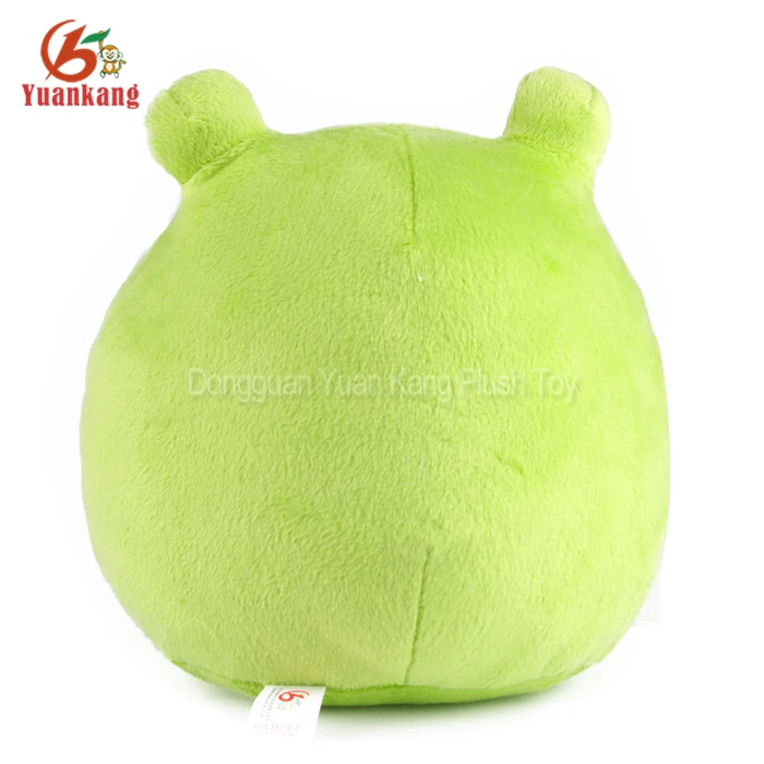 Ball Shape Soft Comfortable Green Plush Toy Soft Toys Frog For Claw Machine