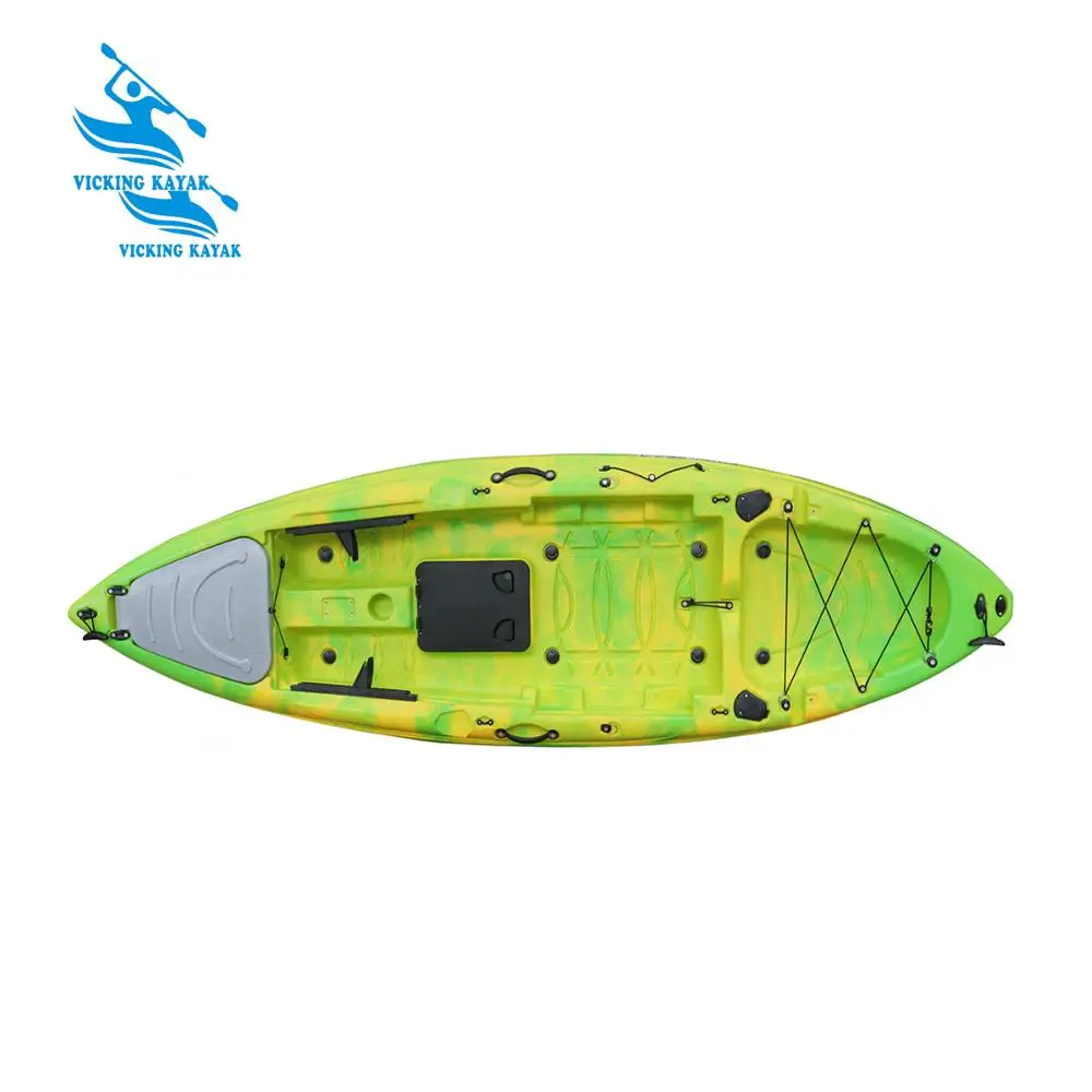 LLDPE or HDPE 1 Person Vicking Kayak Sit On Top Kayak For Fishing With Pedal