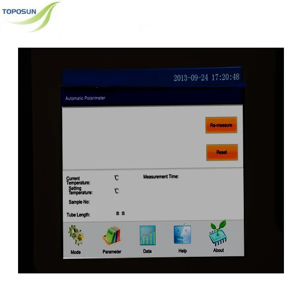 TPS-P850 automatic digital polarimeter with Peltier system, compliance with GLP and GMP