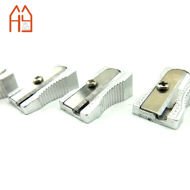 Wholesale Cheap Durable School Stationery Pencil Sharpener Single Hole Students Metal Pencil Sharpener Brands