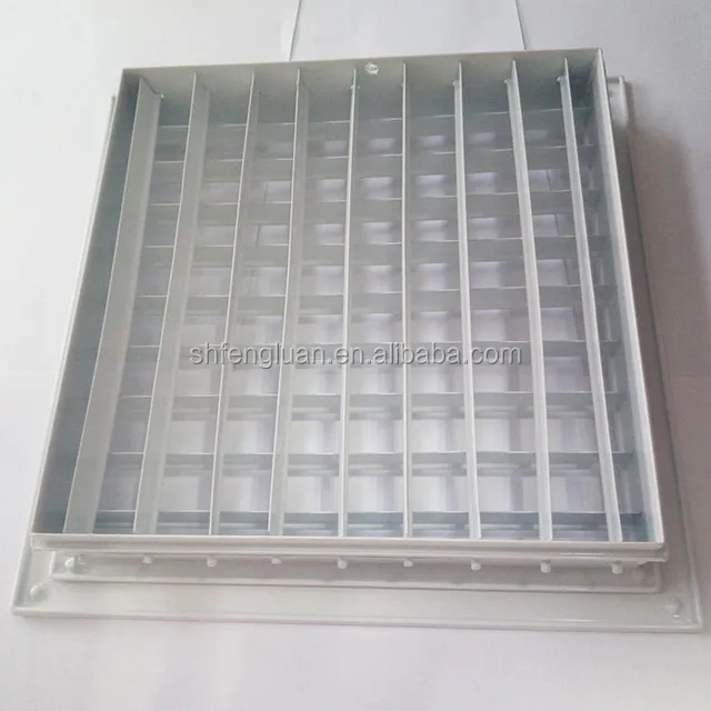factory direct aluminum alloy air diffuser double diffuser grille in hvac system